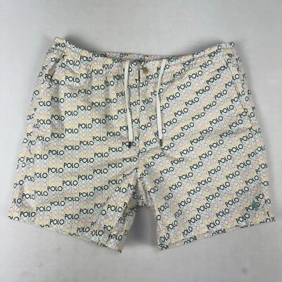 POLO RALPH LAUREN x ASOS Mens Shorts XL PREPSTER Printed Classic-Fit AOP Rare - Image 1 of 4