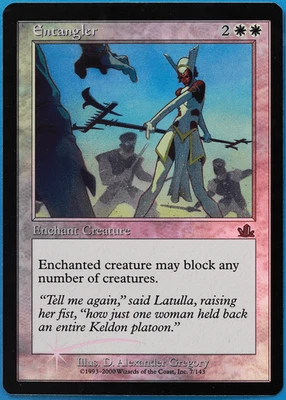 Entangler FOIL Prophecy NM White Uncommon MAGIC MTG CARD (ID# 507119) ABUGames - Image 1 of 2