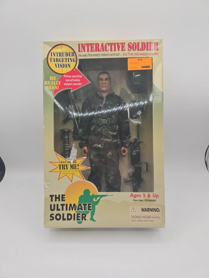 21st Century Toys 1/6 Scale 12" Interactive Soldier W/weapons Sounds Battery Op