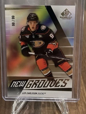2023-24 Upper Deck SP Game Used - New Grooves - Leo Carlsson  /99 (RC) - Image 1 of 2