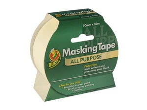Shurtape Duck Tape All-Purpose Masking Tape 50mm x 50m SHU260196 - Picture 1 of 7
