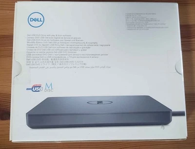 BRAND NEW Dell DW316 8x Slim External USB DVD±RW/CD-RW Drive - Black - Image 1 of 3