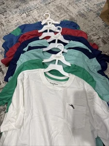 4 X Tommy Bahama Boy's 2 Pc Cotton Tee Shirt Multicolor Total 8 T Shirt - Picture 1 of 24