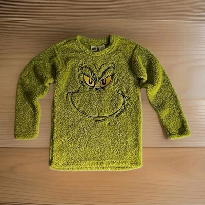 Camisa pulóver polar The Grinch Who Stole Christmas Dr. Seuss talla pequeña para adulto  Foto 1 de 4