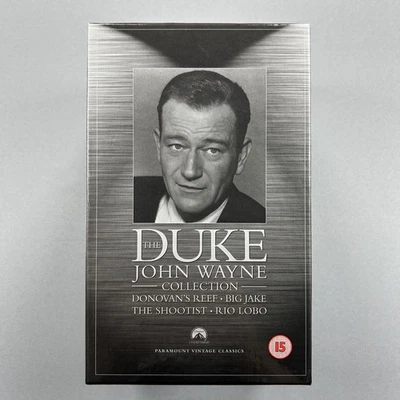 John Wayne The Duke VHS Box Set Big Jake, Rio Lobo, The Shootist, Donovan’s Reef - Image 1 of 4
