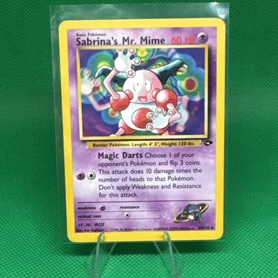 Sabrina's Mr. Mime - 59/132 Gym Challenge - Pokémon TCG - 2000 - Image 1 of 4