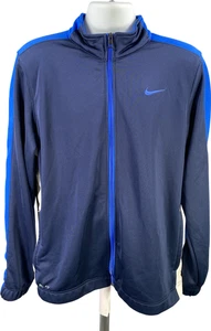 Nike Herren blau League Dri-Fit Langarm durchgehender Reißverschluss sportliches Sweatshirt - L - Bild 1 von 4