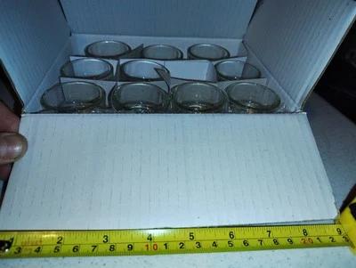 Clear Glass Tea Light Candle Votives - Image 1 of 3