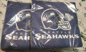 NFL SEATTLE SEAHAWKS Tovaglioli per feste di calcio confezione da 32 (quadrato 6") - Foto 1 di 3