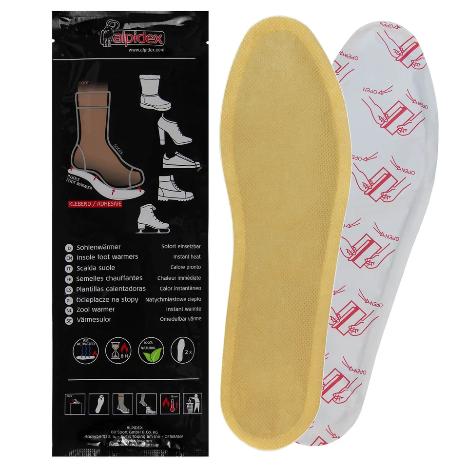 Wärmesohlen Fußwärmer 8 | 15 | 30 Sohlenwärmer Warme Füße Schuhwärmer Wärmepads  - Bild 1 von 1