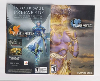 Valkyrie Profile 2 Silmeria + Reg - подлинный ручной буклет с инструкциями - PS2 - Изображение 1 из 2