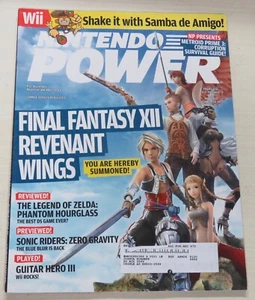Nintendo Power Magazine 2007 November #221 Final Fantasy XII Complete w/ Poster - Picture 1 of 8