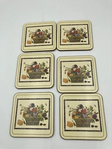 Pimpernel Venetian Basket Design Coasters in Box Set of 6 - Picture 1 of 4