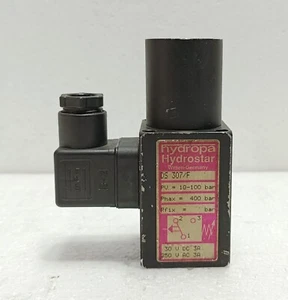 Hydropa Hydrostar DS 307/F Pressure Switch | 10–100 bar Adj. | Pmax 400 bar USED - Picture 1 of 7