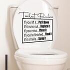 Toilet Sticker Cute Wall Decal Removable Art Toilet Seat Stickers Decals