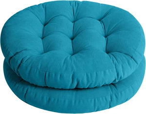 Floor Pillow Cushion, round Seat Cushion, Outdoor Floor Pad, Meditation Cushion  - Picture 1 of 9