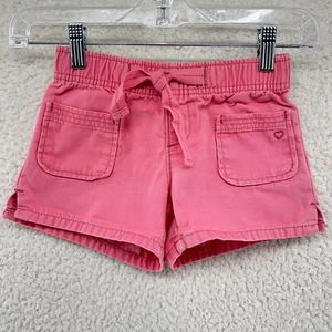 Gap Kids 5 Reg Pink Shorts Elastic Waist Tie Bow Pockets Summer Preppy - Picture 1 of 5