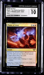 MTG Magic the Gathering LOTR Lord of the Rings #203 Flame of Anor CGC 10 POP 4 - Picture 1 of 4