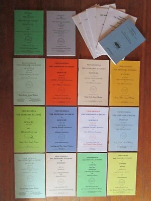 NEBRASKA Academy of Sciences Book Lot Proceedings Papers Geology Earth History + Foto 1 de 4