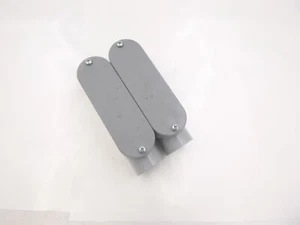 2 Pack Cantex Conduit Outlet Body PVC 1-1/4" Outlet 5133154 - Picture 1 of 4
