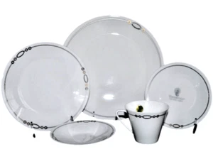 Waterford Fine China Dorado 5-teiliges Gedeck Geschirr Neu - Bild 1 von 8
