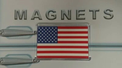 United States Flag Fridge Magnet. NEW. USA, America - Image 1 of 2