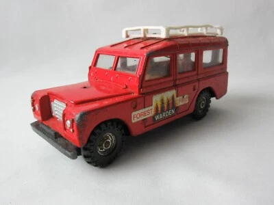 Corgi Red Diecast Forest Fire Warden Land Rover 109WB - Image 1 of 4