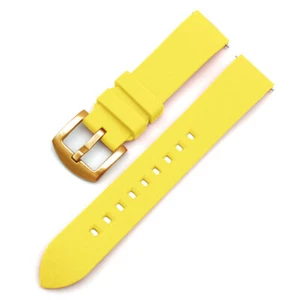 Quick Release Smart Bracelet Silicone Rubber Watch Band Strap 18 19 20 22 24mm - Picture 1 of 33