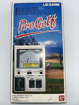 1984 Bandai LSI Game Pro Golf Hand Held Electronic Game Ban Dai Not Tested
