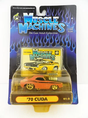 Máquinas Musculares 1/64 01-2 '70 Cuda (Rosa) Foto 1 de 4