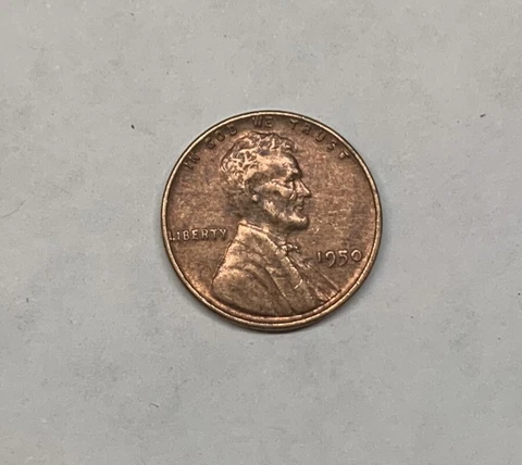 1950-P Lincoln Cent Penny - Unknown Grade - Free Shipping Cover