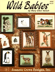 WILD BABIES Cross Stitch Patterns by Jeanette Crews Design #1188 - Picture 1 of 1