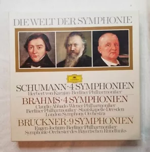 Die Welt der Symphonie ~ Schumann / Brahms / Bruckner ~ 18 LP-Box - Picture 1 of 5