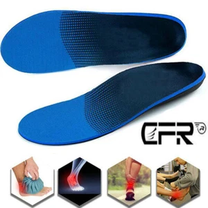 Orthotic Shoe Insoles Inserts High Arch Support Flat Feet Foot Pain Men Women - Picture 1 of 11