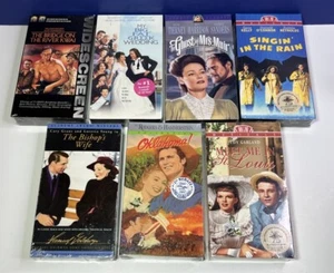 Mixed Lot of 7 New Factory Sealed VHS Tape Movies: Lot Comes Exactly As Shown - Imagen 1 de 6