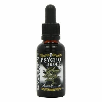 Capsaicin Extract Psycho Drops Killer Million Scoville Units Hot Chilli 30ml - Image 1 of 2