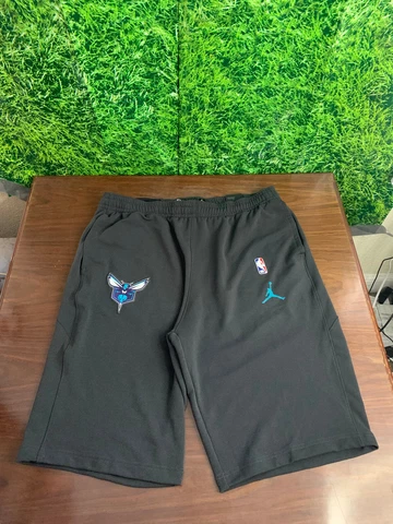NBA Charlotte Hornets Basketball Two Pocket Shorts Jordan Black Size 2XL Cover