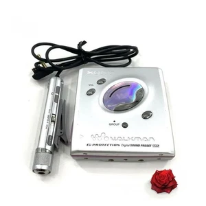 SONY MZ-E505 MD Walkman MINIDISC player w/ Remote Silver Tested Japan Used F/S - Picture 1 of 11