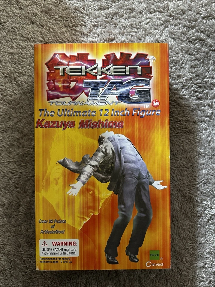 NOVO Epoch TEKKEN TAG Torneio KAZUYA MISHIMA 12" Figura de Ação Pacote de Fábrica - Imagem 1 de 1