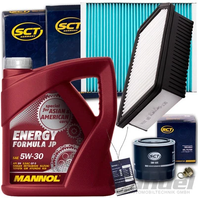 FILTER SET SATZ+MANNOL 5W30 ÖL 1.4+1.6 90+125 PS passend für HYUNDAI IX 20 JC - Bild 1 von 4
