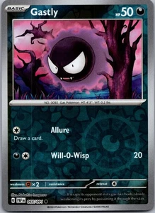 Gastly SV: Paldean Fates 055/091 Reverse Holo| Mix&Match - Picture 1 of 2