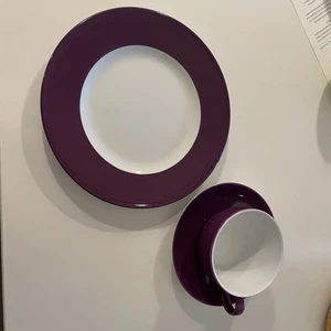 Dibbern Solid Color Frühstücks-Set pflaumenfarbig - Bild 1 von 15