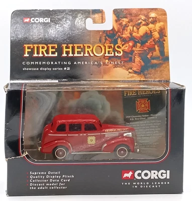 Литая модель автомобиля Corgi Fire Heroes Chevrolet Fire Chief CS90013 Memphis b - Изображение 1 из 4