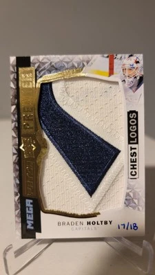 Braden Holtby 15/16 UD Premier Mega Patch Chest Logos Washington Capitals 17 /18 - Image 1 of 2