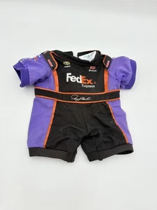 Fedex Nascar Express Denny Hamlin Build A Bear Outfit Purple Racing Suit Driver - Picture 1 of 9