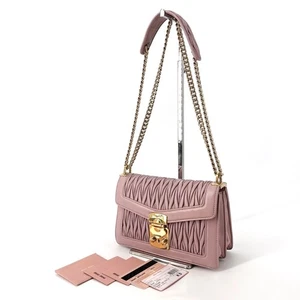 Miu Miu Materasse Confidential Schultertasche und Crossbody-Bag 5BD083 145932350 - Picture 1 of 8