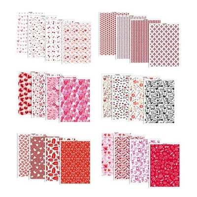 4Pcs Love Heart Clay Transfer Paper 95x138mm Water Soluble Clay Transfer Paper - image 1 of 4