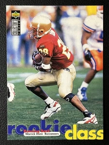 1997 Collector's Choice #TB 8 Warrick Dunn Rookie Tampa Bay Buccaneers - Picture 1 of 2