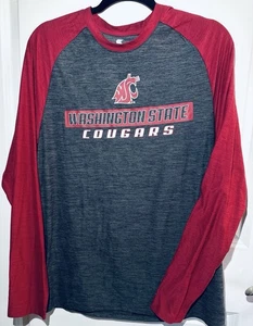 Washington State Cougars Hemd Herren Small Langarm Grafikdruck College Neu mit Etikett - Bild 1 von 10