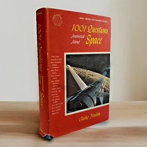 1001 Questions Answered About Space (1966) ~ Clarke Newlon ~ HC/DJ - Picture 1 of 15